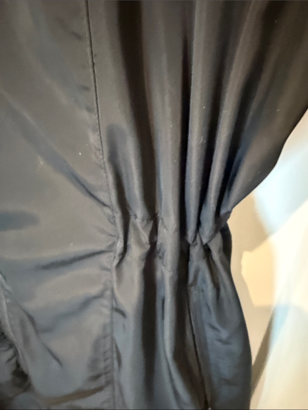 Athleta Black Hooded Lightweight rain Coat - Picture 5 of 7